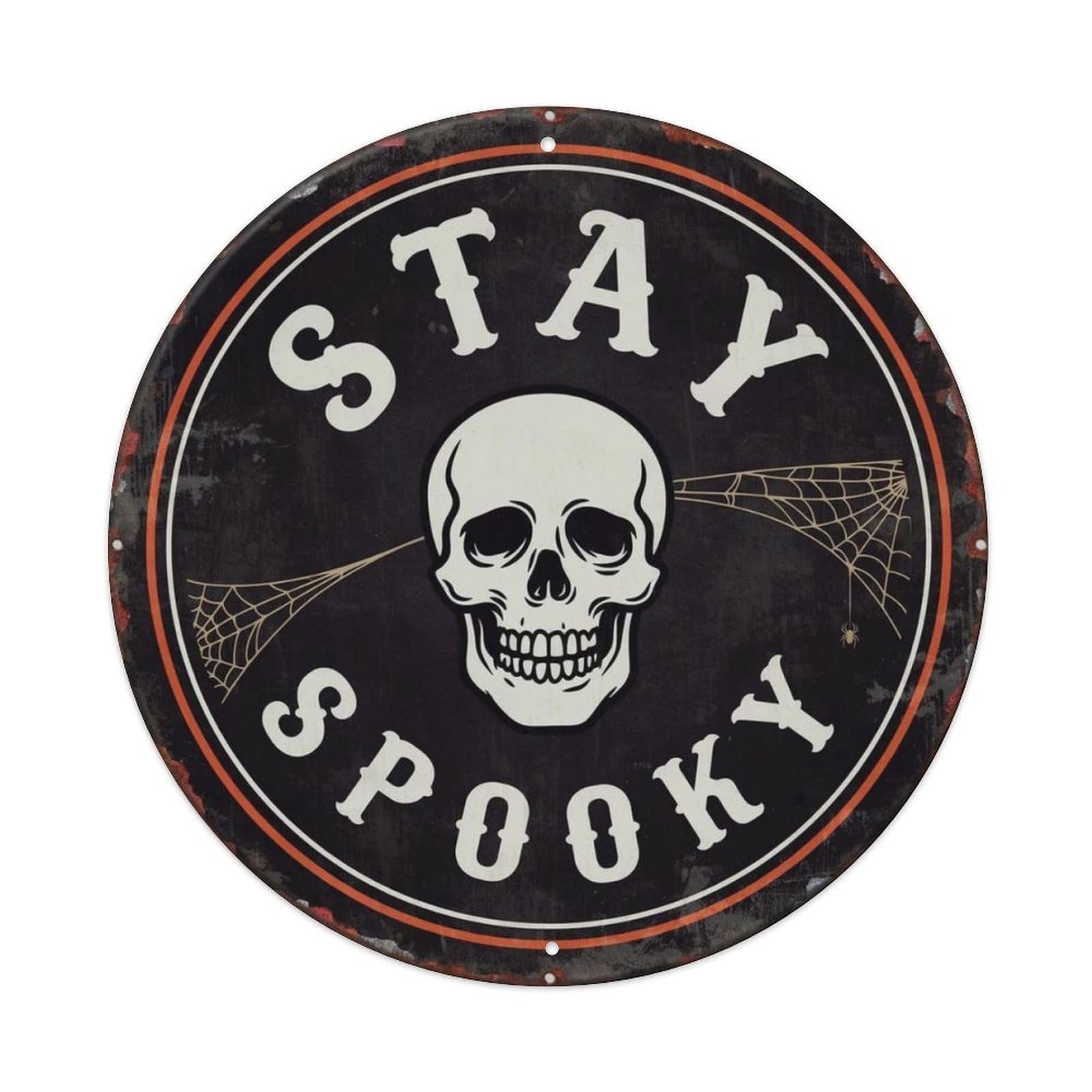 Stay Spooky Gothic Metal Tin Sign Plaque