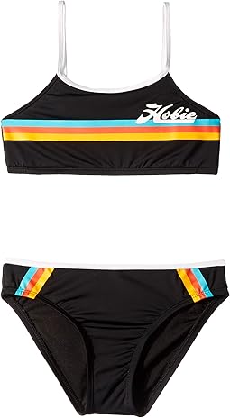 Heritage Stripe Bralette & Hipster (Big Kids)