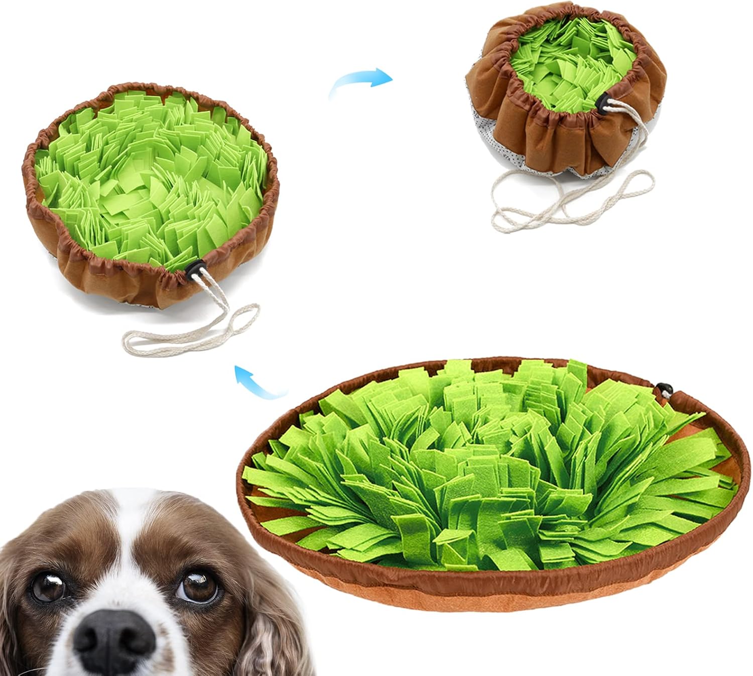 Adjustable Snuffle Mats,Snuffle Mat for Dogs,Snuffle Foraging Mat for