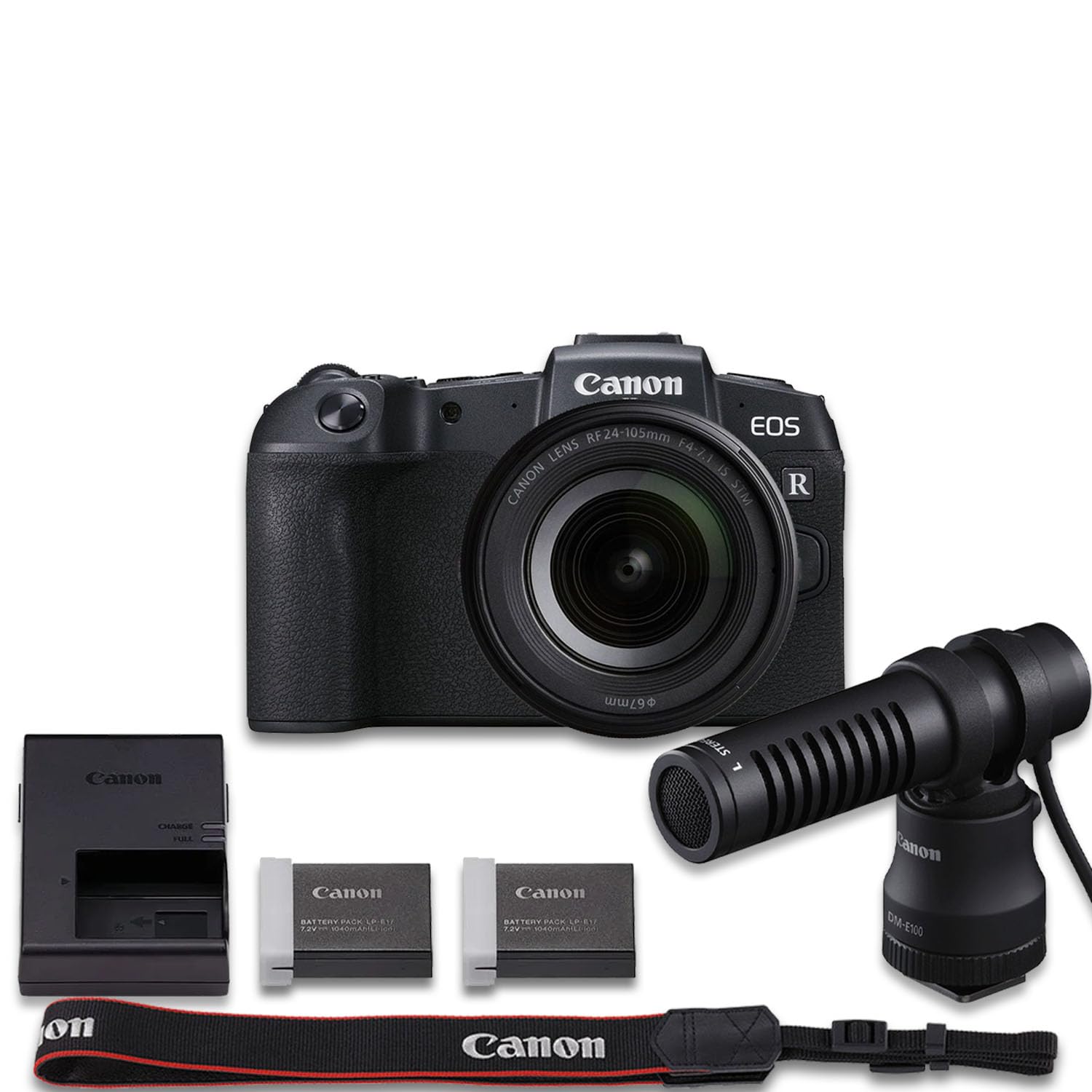 Canon EOS RP Mirrorless Camera Video Creator Combo | Canon USA Model | with RF 24-105mm f/4-7.1 is STM Lens
