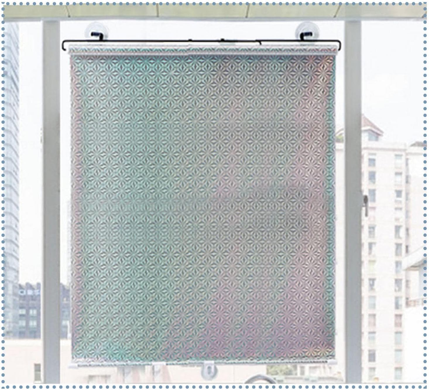 Blackout roller Blind with Suction Cups,Sun Protection Curtain,portable