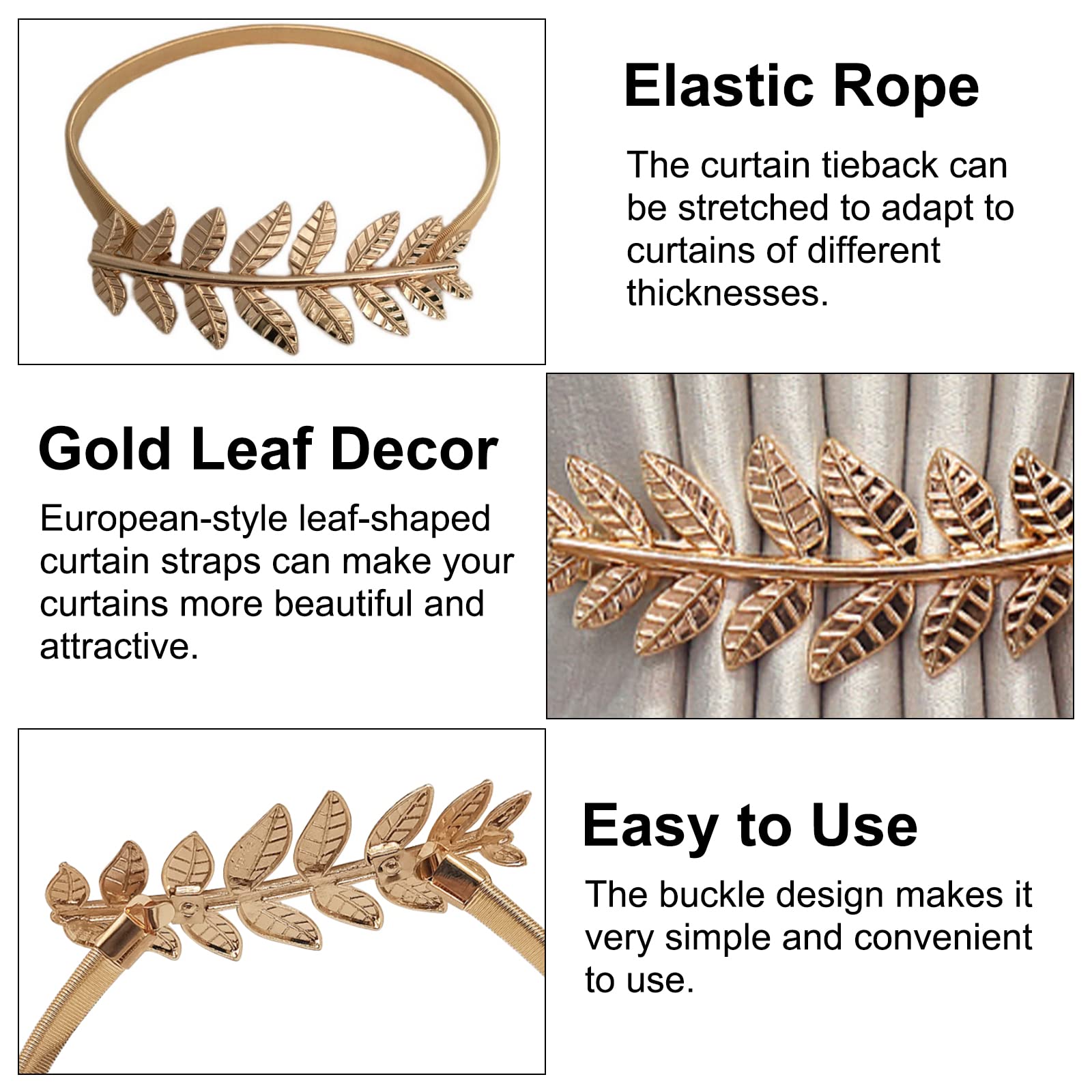 Alzapaños Cortinas Accesorios Decorativos For Cortinas, 2 Uds., Abrazadera De Cortina, Hermosa Decoración, Clip De Cuerda, Decoración De Cortina