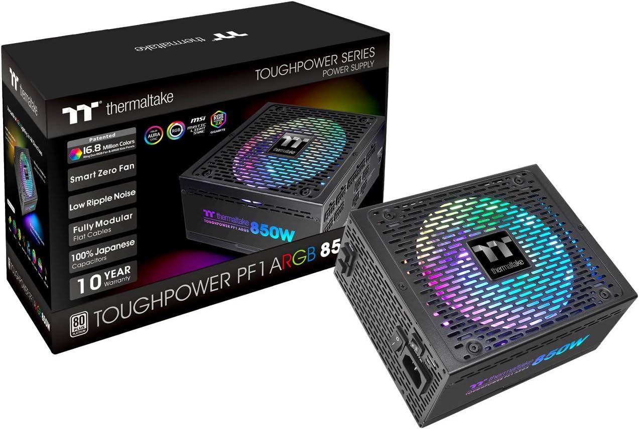 Buy Thermaltake Toughpower PF1 ARGB 850W 80 Platinum 168 Million Colors