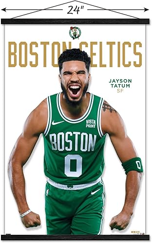 Miniatura 10 de Trends International NBA Boston Celtics - Póster de pared de la serie 23 de Jayson Tatum con marco magnético