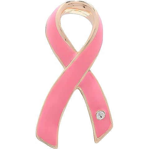 25/50/100/500pcs Breast Cancer Pins - Bulk Pink Ribbon Pins for Breast Cancer Awareness - Perfect for Support Groups, Events, Promotional Gift-Giving and Fundraising