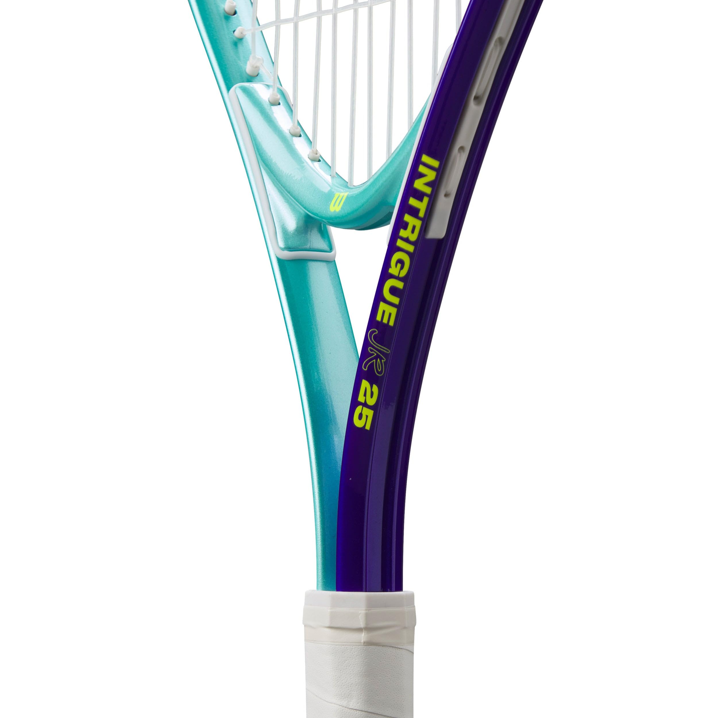Wilson Intrigue Jr 25 Raquette de Tennis Cadre Léger Teal/Bleu