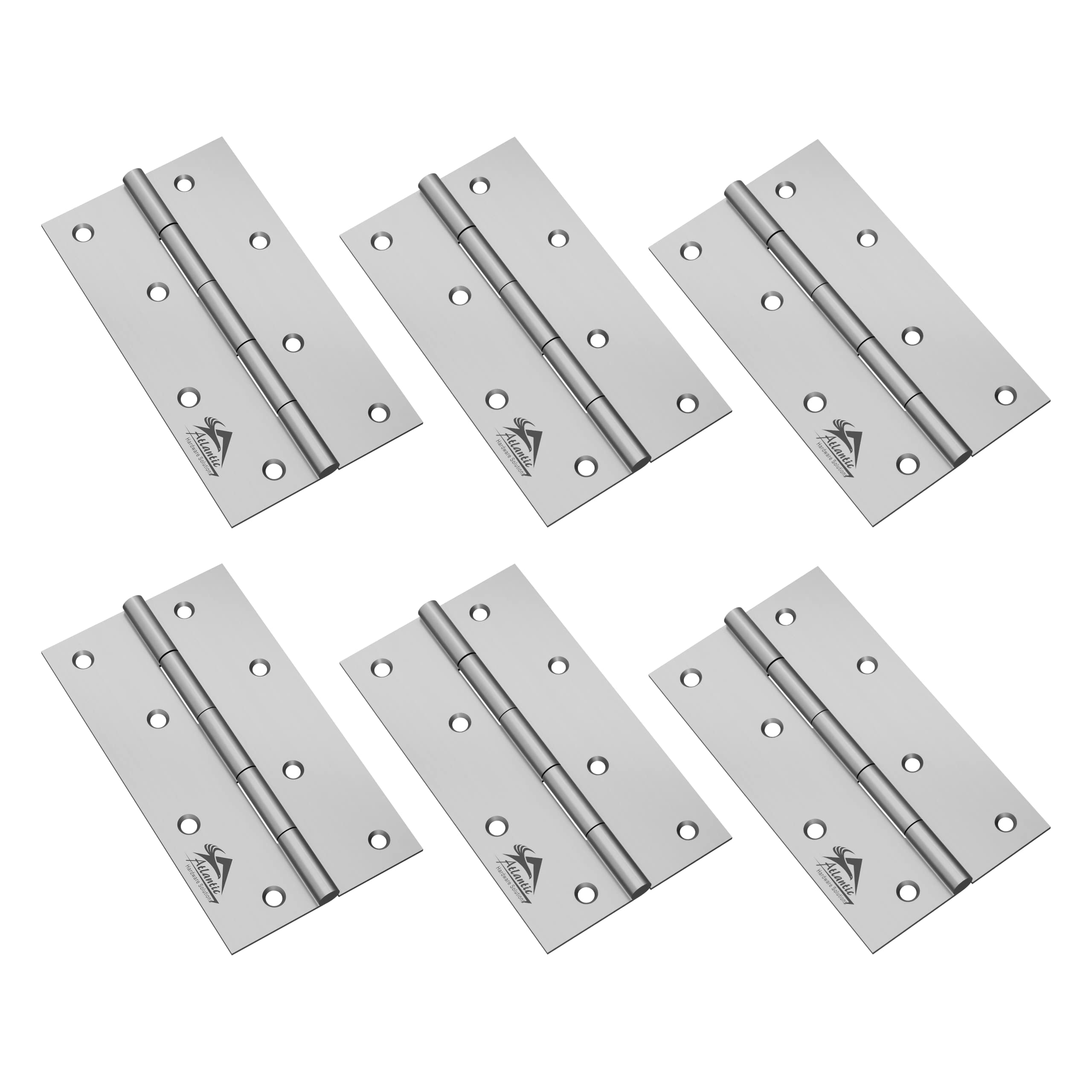 Atlantic Window Door Hinges 4 Inch x 14 Gauge/2 MM Thickness, Premium Stainless Steel Welded Head, Matt Finish, Pack of 6 Pcs (B07T9X14MM) Amazon Price History, Amazon Price Tracker