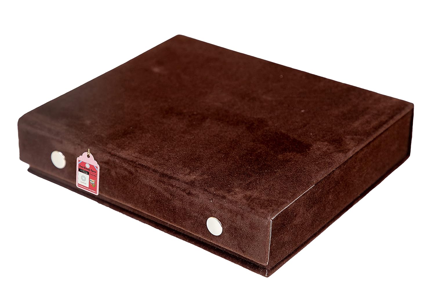 LUCES Velvet Travel Jewellery Storage Box Organizer Display Storage