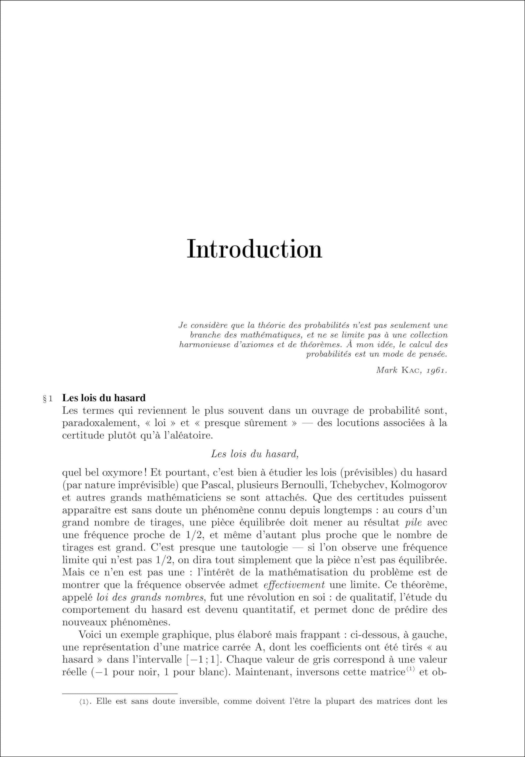 Probabilités pour les non-probabilistes