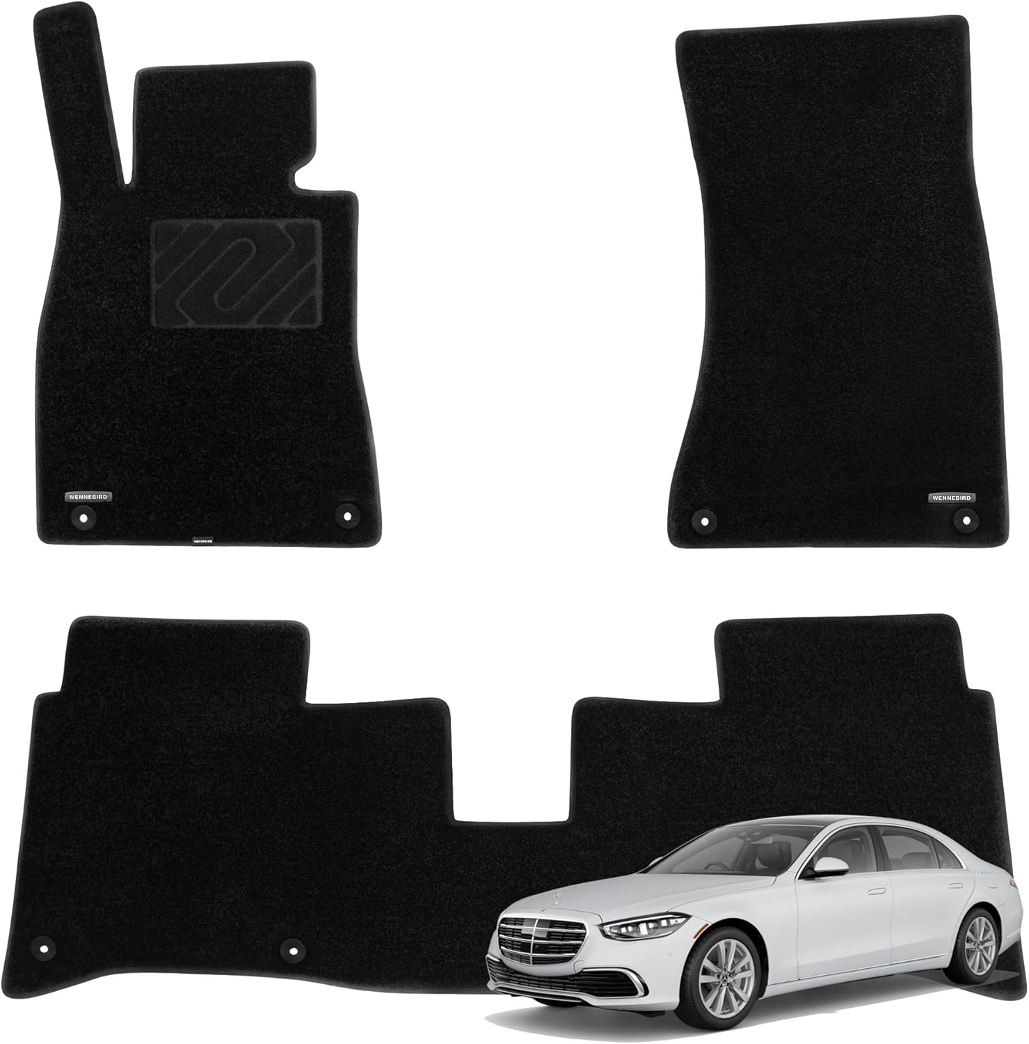 Amazon.com: WENNEBIRD Superior Carpet Floor Mats for 2021-2025 Mercedes ...