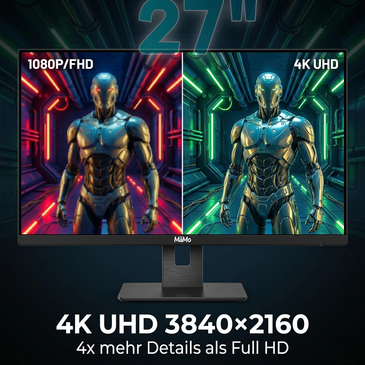 Moniteur Gaming 65W USB-C 32" 4K IPS 75Hz (27 Zoll)