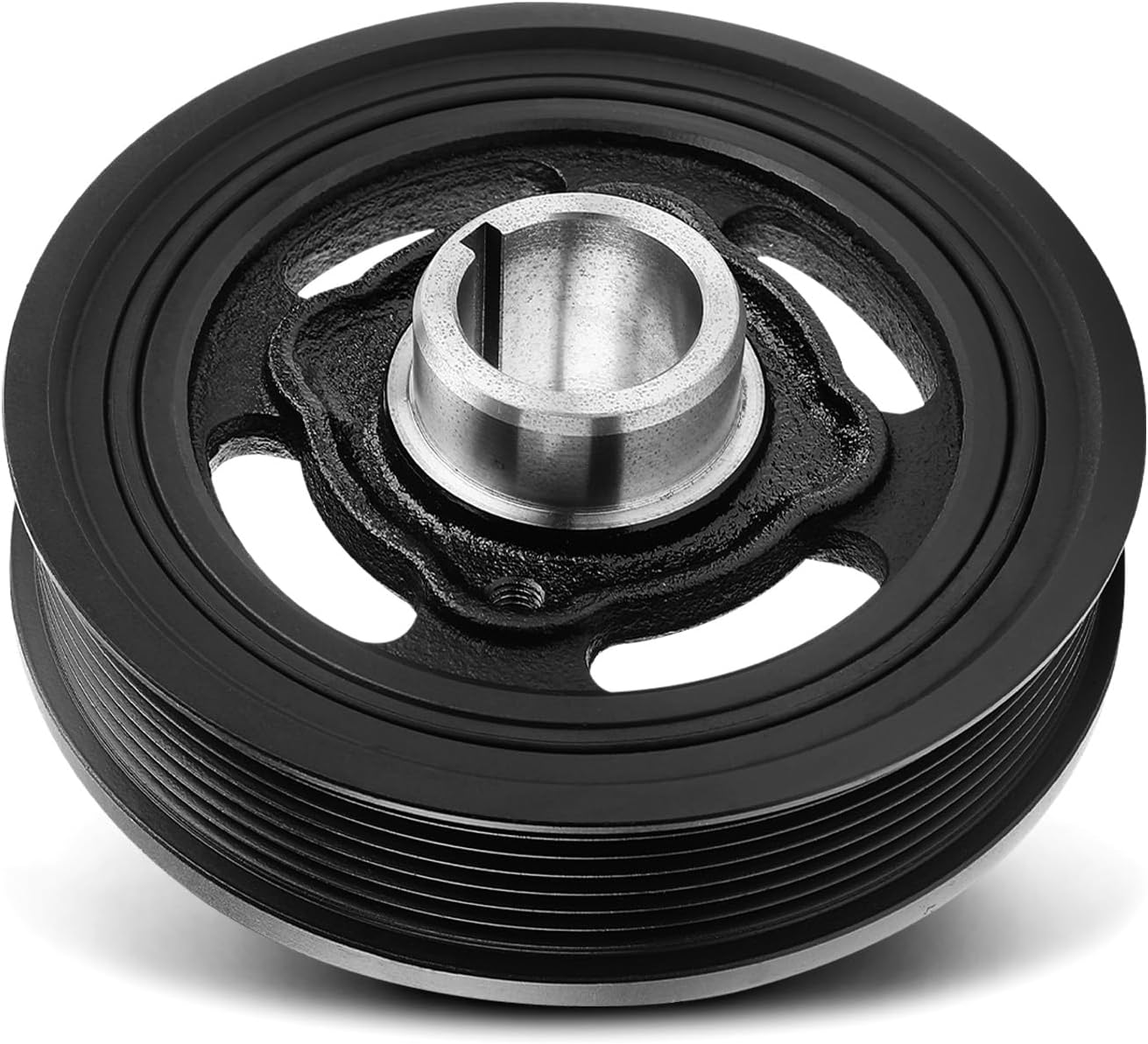A-Premium Engine Harmonic Balancer Pulley Compatible with Toyota Camry 2007-2017 2019, RAV4 2006-2012, Highlander 2008-2016, Sienna 2007-2016, Avalon, Venza & Lexus ES350, GS450h, IS300, RX350, 3.5L