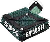 Vista 55 de LOVE STORY 6.5 x 6.5 pies, 40% de tela negra para sombra con ojales, malla de malla para jardín, cubierta de plantas, invernadero y patio