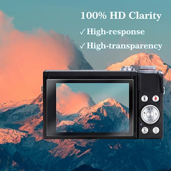 Didisky [2 Pack] Screen Protector for Canon G7X Mark III Camera, 0.3mm 9H Hardness,Tempered Glass,Anti-Scrach,Anti-Fingerprint,Anti-Bubble