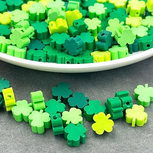 Miniatura 3 de 100 cuentas de arcilla polimérica hechas a mano para Halloween, cuentas espaciadoras de arcilla polimérica de calabaza fantasma de 0.394 pulgadas