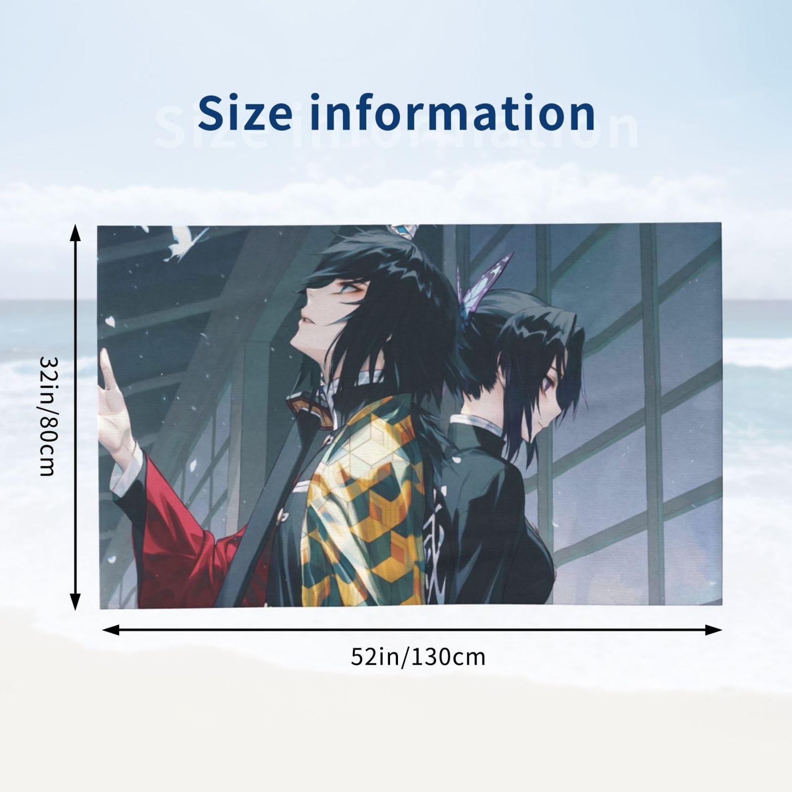 Amazon｜のぶ 冨岡義勇 バスタオル バスタオル 大判 吸水 マイクロ