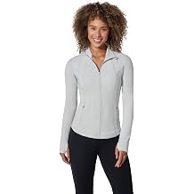 Yogalicious Womens Ultra Soft Lightweight Full Zip Yoga Jacket with Pockets
