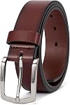 BOSTANTEN Ceintures réversibles en cuir pour hommes 1 Pantalon de golf occasionnel professionnel 3/8" pour le travail, cadeau de deux en une ceinture