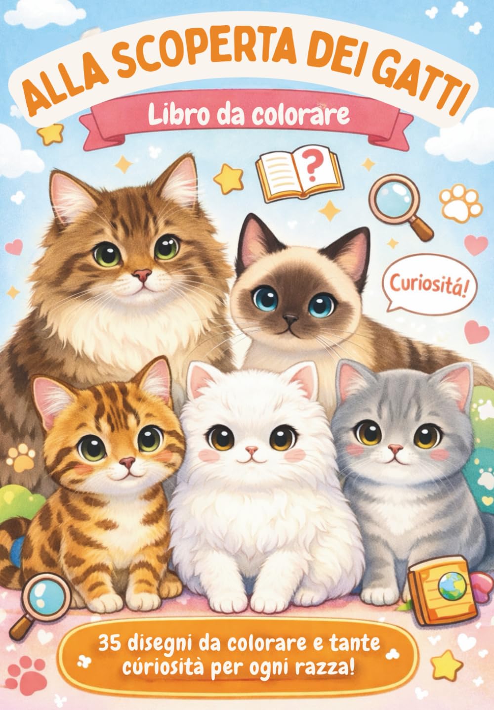 Alla scoperta dei Gatti: Un viaggio artistico e educativo nel mondo dei gatti – Disegni dettagliati per bambini 8‑12 ann