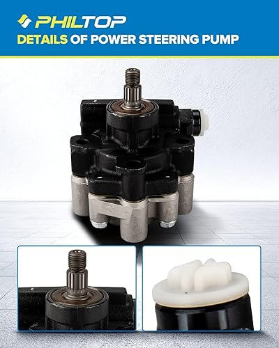 Miniatura 141 de PHILTOP Bomba de dirección asistida 20-806 OE apta para Aveo5 2007 2008, Aveo 2008, bomba de asistencia asistida 96801443, bombas de dirección