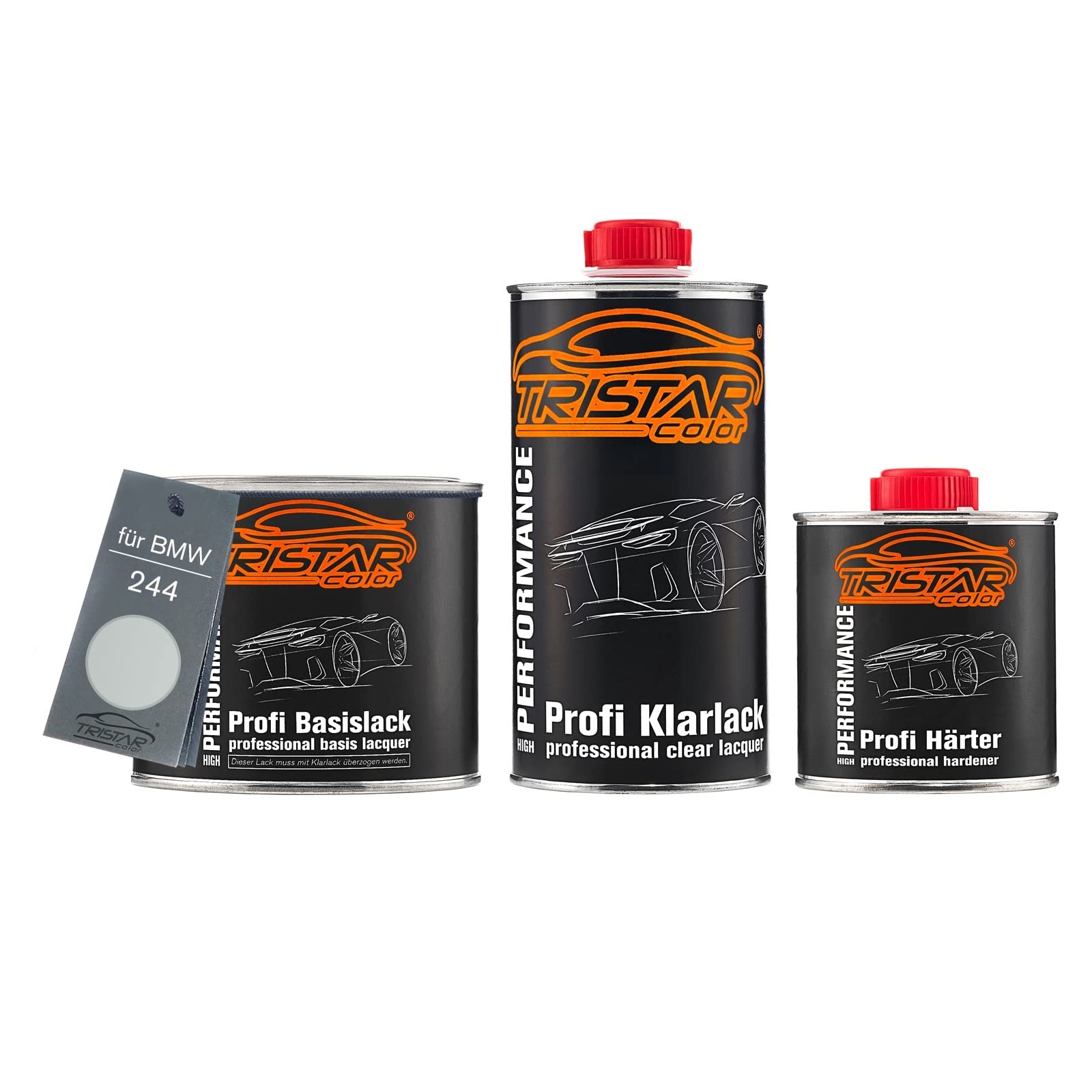 Kit Vernice Auto TRISTARcolor Per BMW M46 Blackstorm Metallic – Base + Trasparente 2K 1,25L