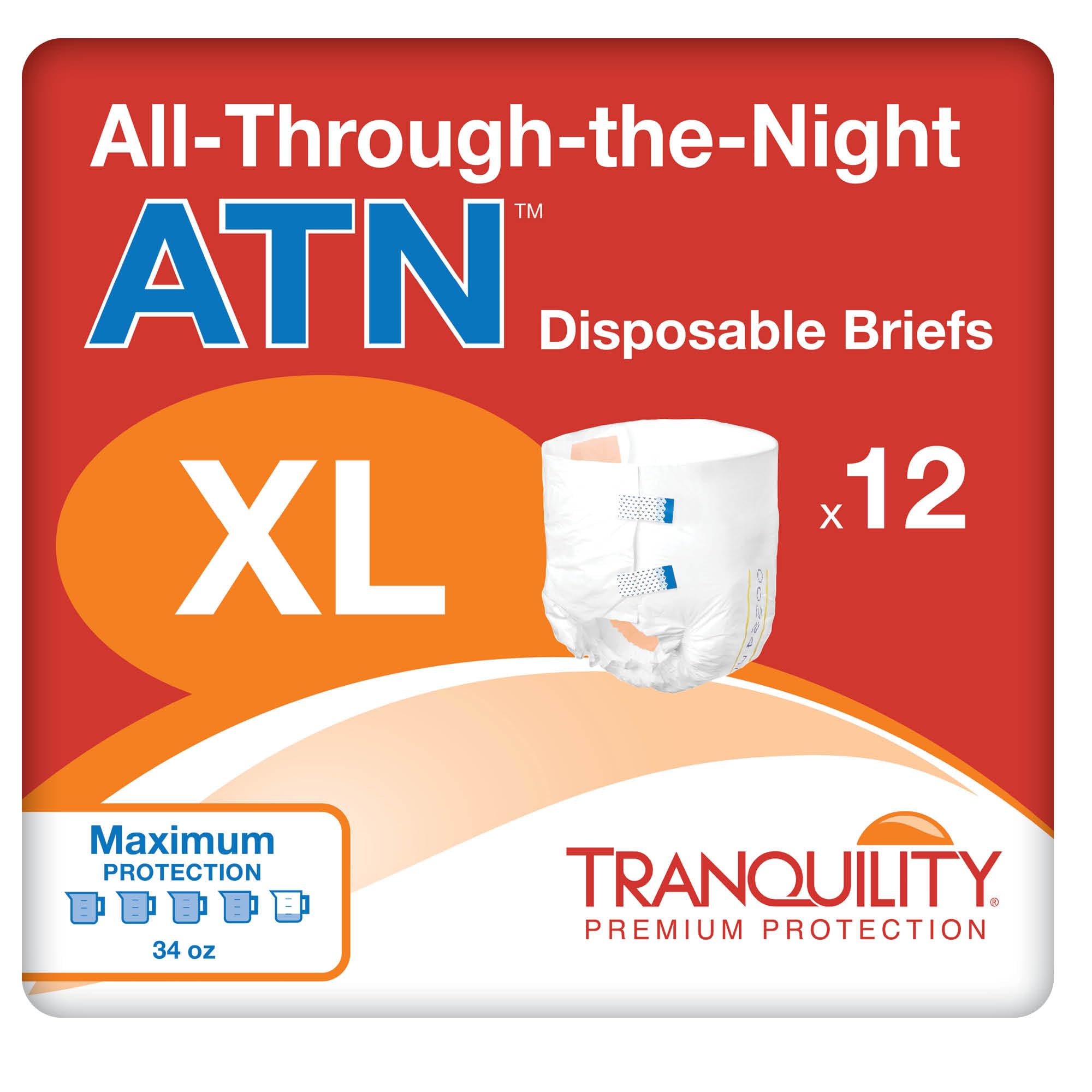 Amazon.com: Tranquility Premium ATN Disposable Briefs with Tabs