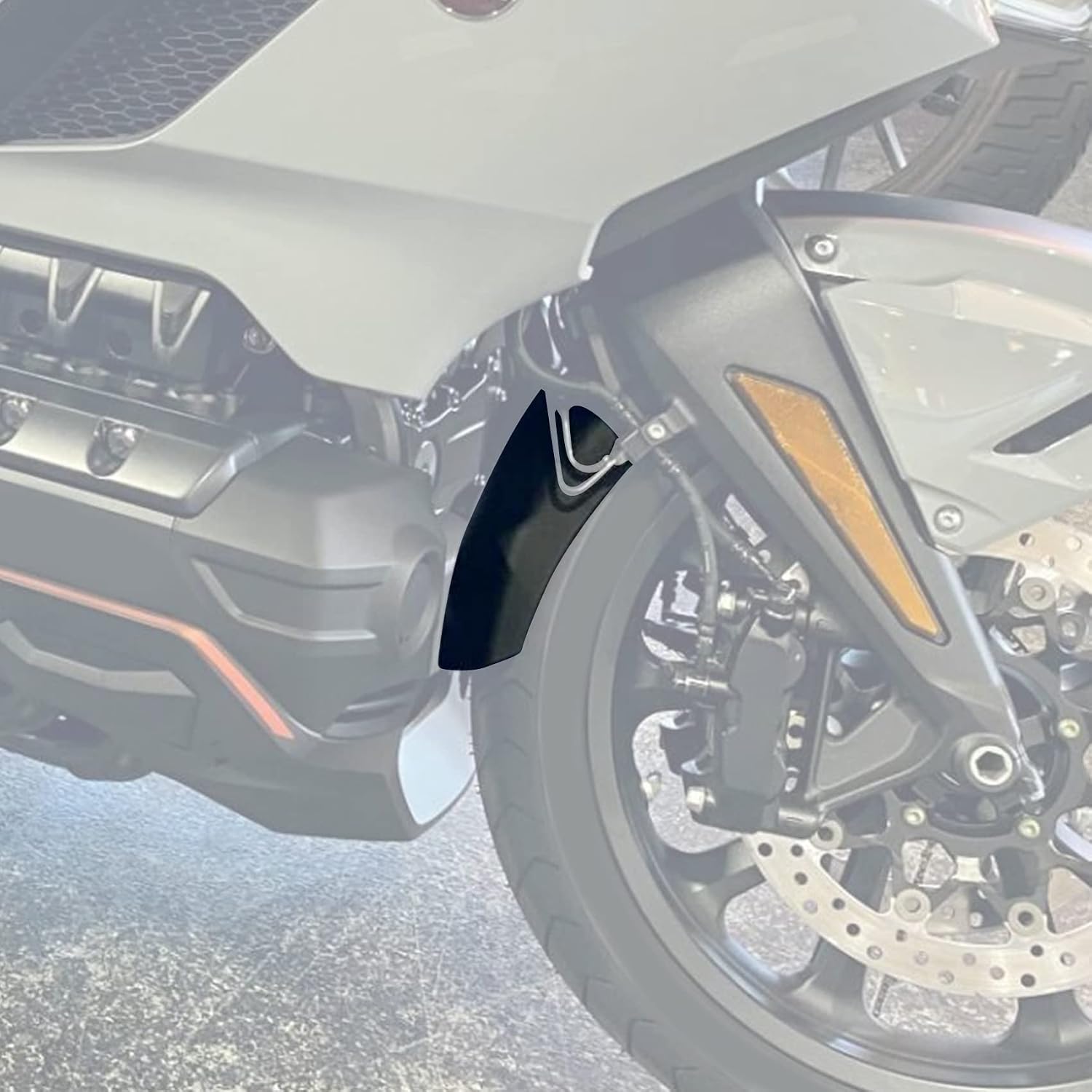 TCMT Front Fender Extender Mudguard Extension Fit For Honda Goldwing GL1800 2018-2025