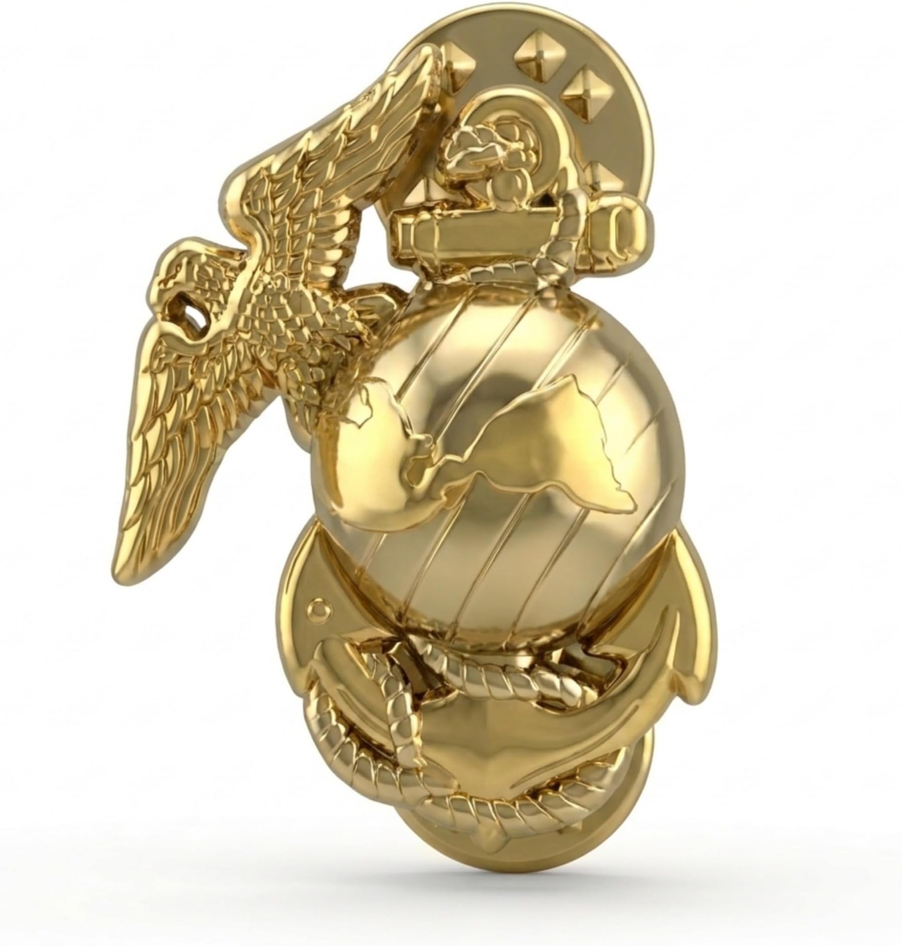 EagleEmblems United States Marine Corps Gold Tone Logo Emblem Lapel / Hat Pin