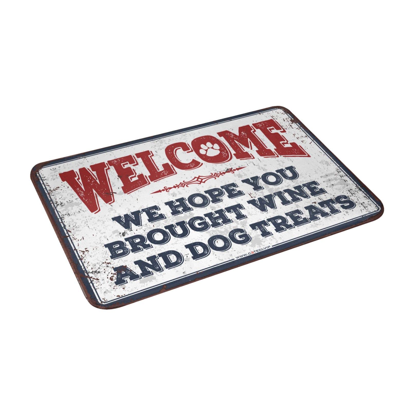 Tapis d'entrée automne We Hope You Brought Wine style B 65x90cm