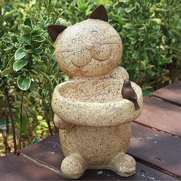 Cat Garden Statues Outdoor Decor,12 Height Cat Garden Sculptures,Christmas Decoration,Yard Lawn Ornaments,Gift for Thanksgiving