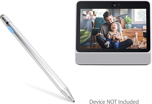Miniatura 1 de BoxWave - Lápiz óptico compatible con Facebook Portal (1 generación 2018) (lápiz óptico de BoxWave) AccuPoint Active Stylus, lápiz digital