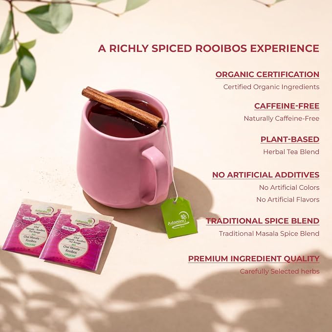 Té de hierbas orgánico con especias 20 bolsas miniatura 4
