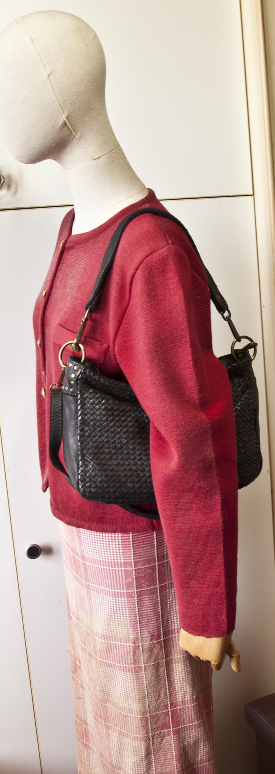 Borsa Pelle Donna Tracolla | Borsa Pelle Donna Intrecciata | Borsa Pelle Donna Tracolla Italiana | Borsa Pelle Morbida Donna 'Morgane'