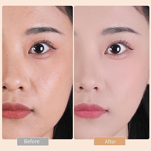 Miniatura 20 de MSQ 2 brochas correctoras en ángulo para debajo de los ojos, mini pincel angulado para contorno de nariz, brochas de base de maquillaje pequeñas