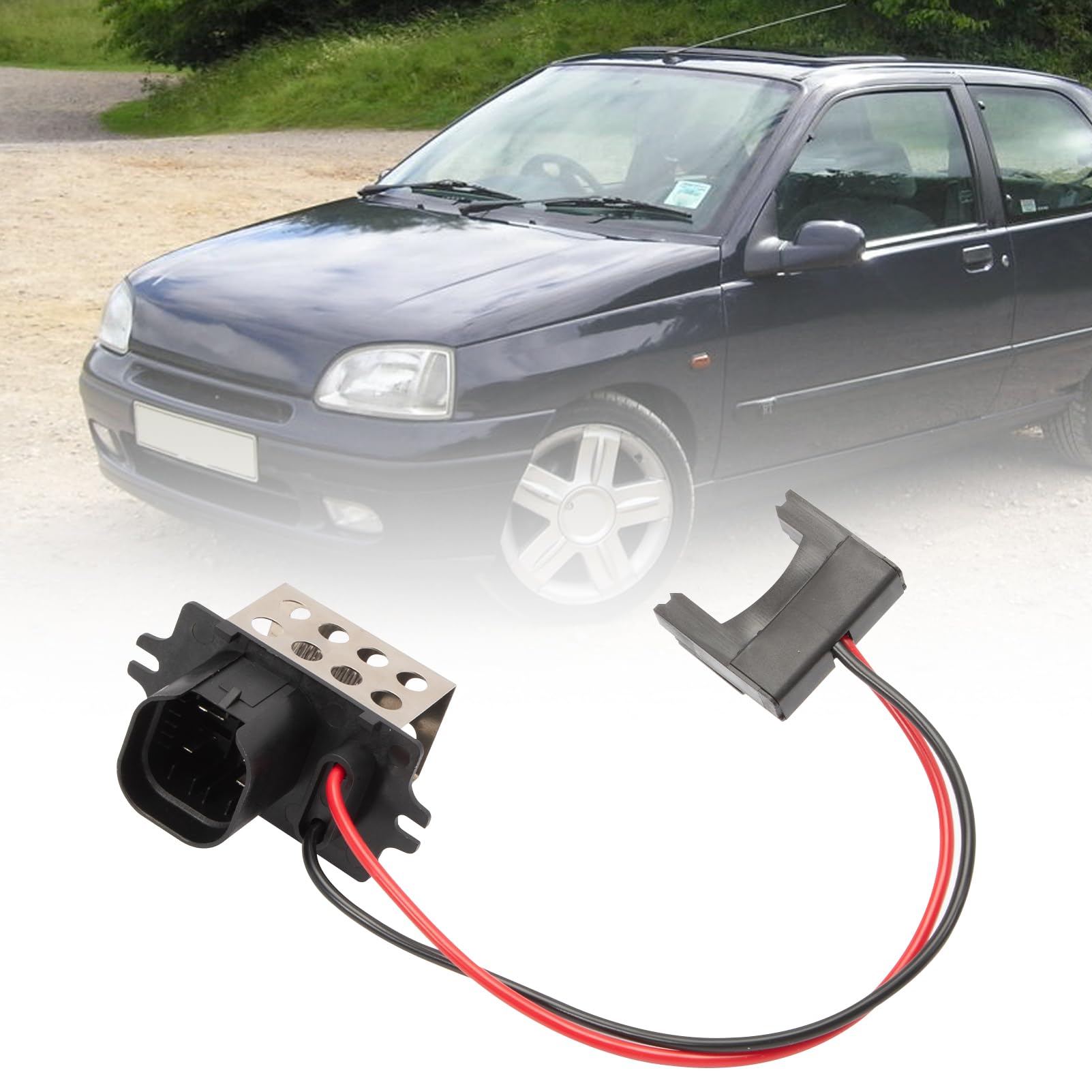 Resistenza La Serie Ventilatore Riscaldamento Auto Compatibile con Rena-ult Kangoo,Resistenza di Riscaldamento Ventilazione per Clio Mk1 7701034875 2710000QAC