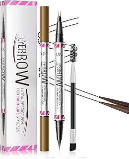 Lápiz de cejas curvo, lápiz de cejas, 2 en 1,...