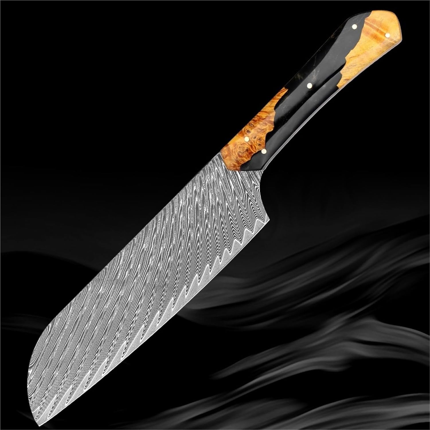 Handmade Damascus Steel Kitchen Knife Set of 1-5pcs Chef knife Sharp Santoku Knife Paring knife Full Tang Ergonomic handle(RDM24529R5D)