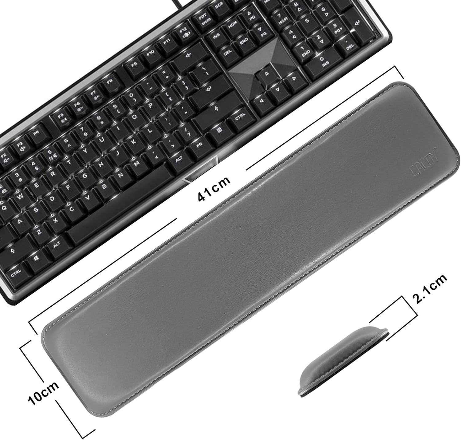 Cacoy Keyboard Wrist Support Memory Foam Wrist Rest Ergonomic Keyboard