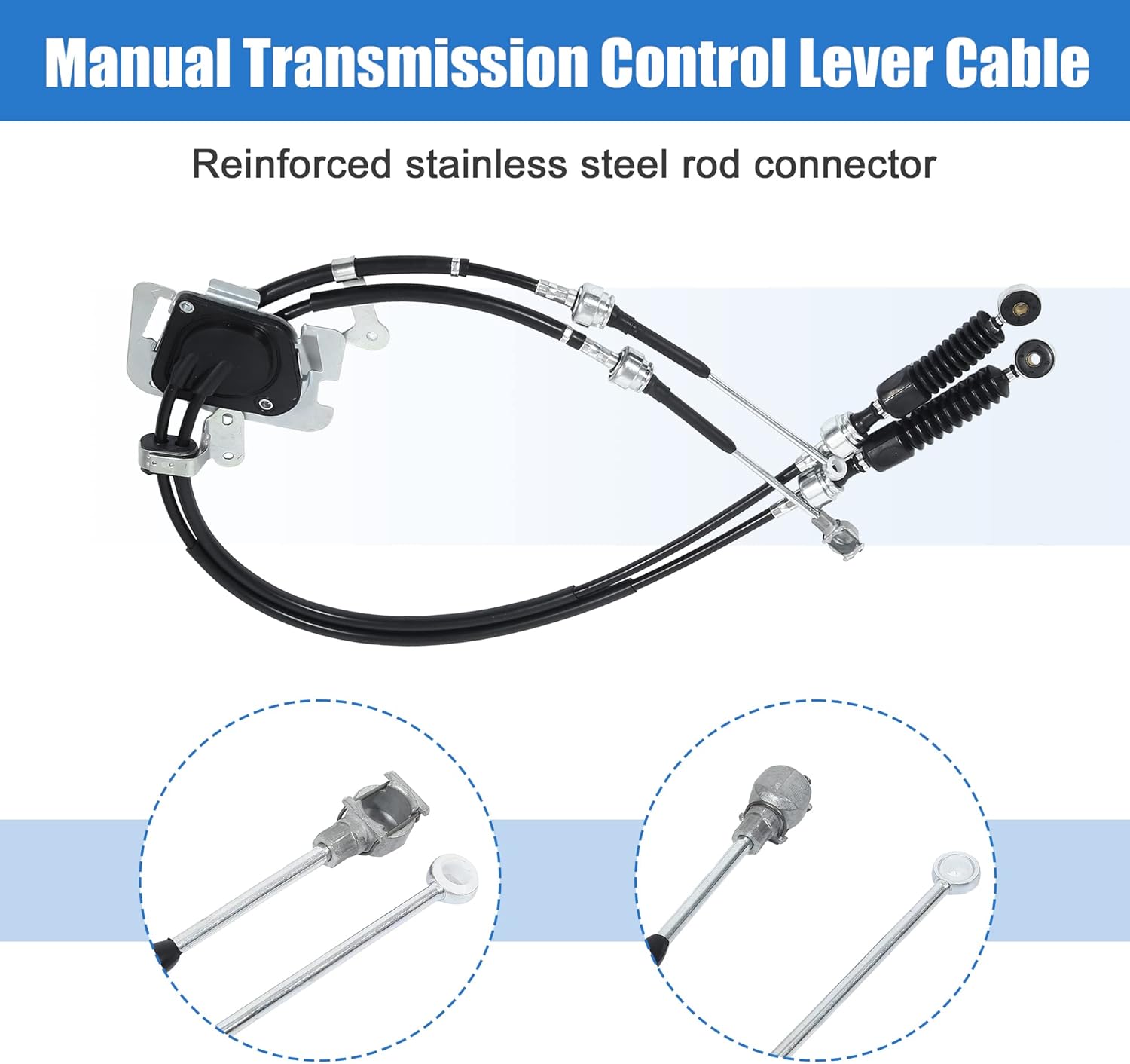 X AUTOHAUX Manual Transmission Gear Shifter Cable for Toyota Celica 2000-2005 for Floor Shift Manual Trans Control Range Selector Lever Cable Assembly 33820-2B540 ZZT230 ZZT231