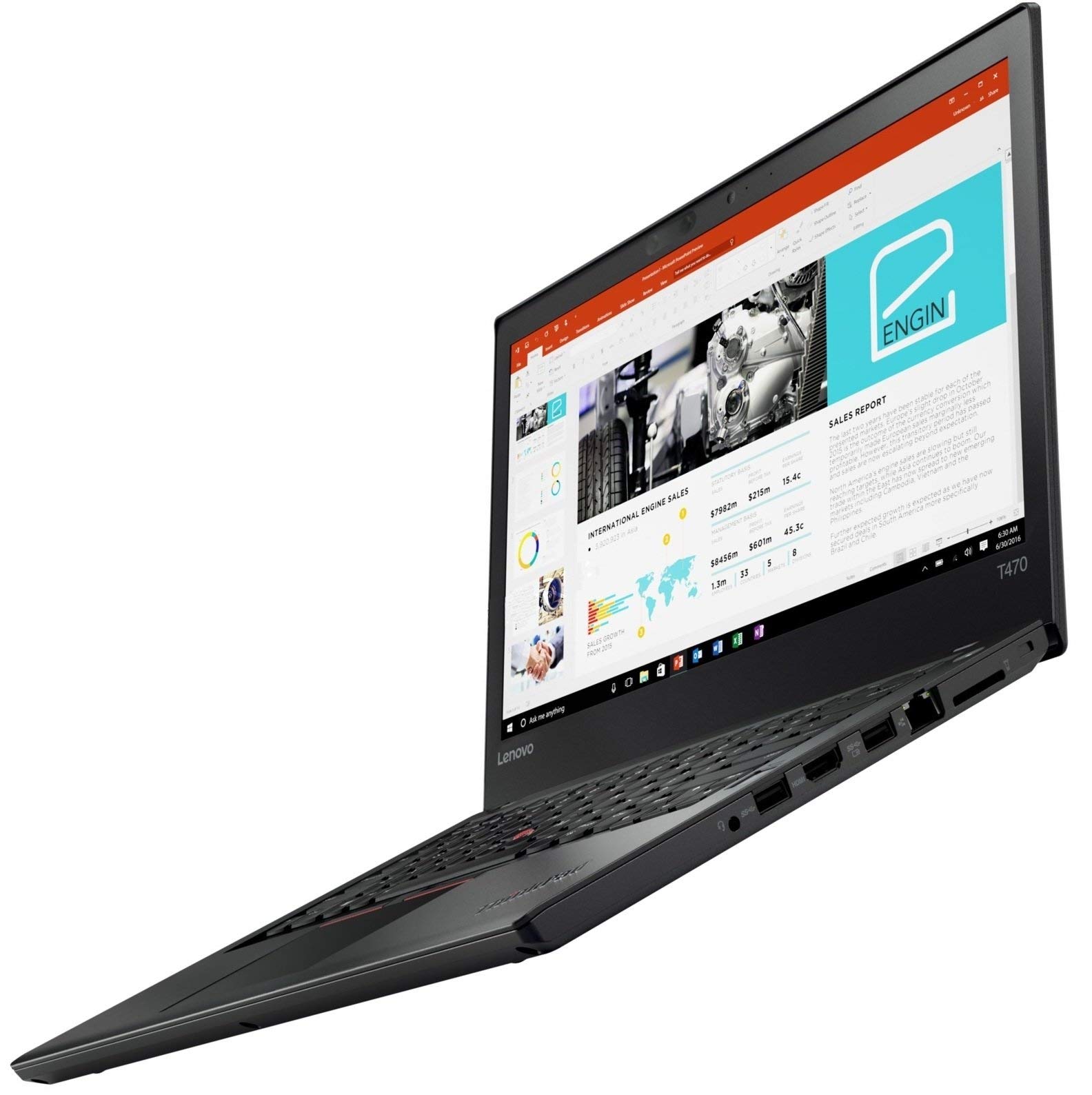 Lenovo ThinkPad T470 14" Full HD 1920x1080 Intel Core i5 512GB SSD 16GB RAM Windows 11 Pro Webcam Iluminación Teclado UMTS LTE Business Ordenador Portátil (Reacondicionado)