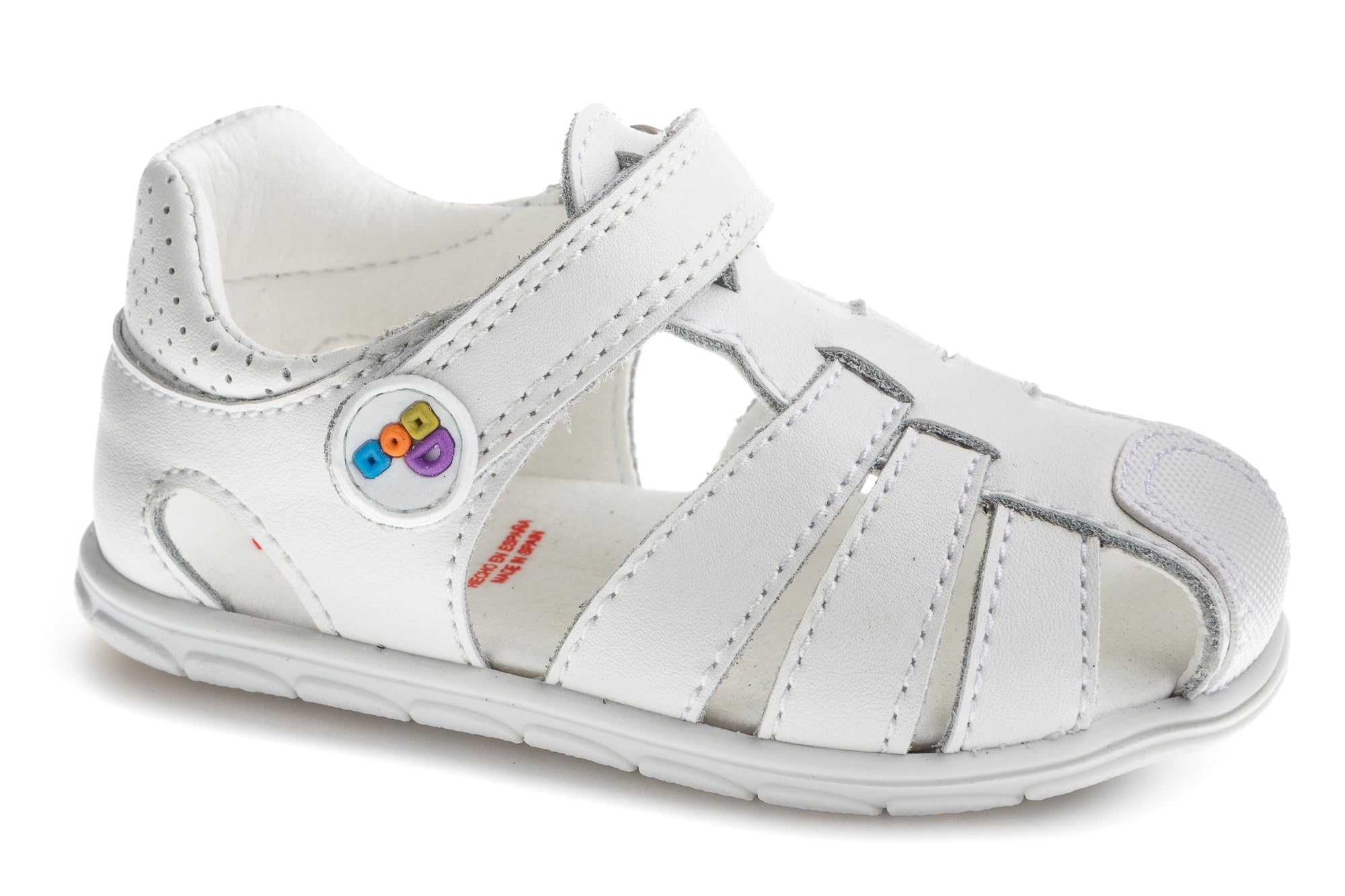 Pablosky Baby Mädchen Zig 067800 Sandale, Weiß, 21 EU Ancho