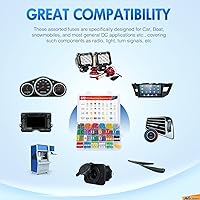 Vista 9 de Nilight Juego surtido de 372 fusibles para automóvil, mini LP Micro2, fusible de repuesto de cuchillas ATO ATC APS ATS APR 2A 5A 7.5A 10A 15A 20A