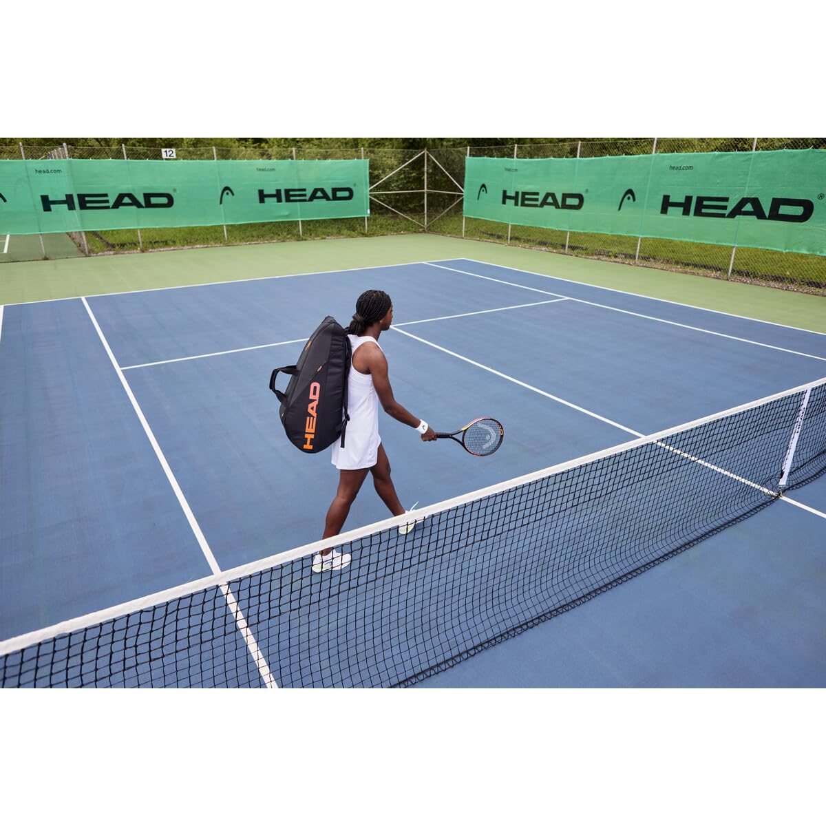 Head Tour Sac pour Raquettes, Noir/Flamme, Taille M, Amazon Exclusive