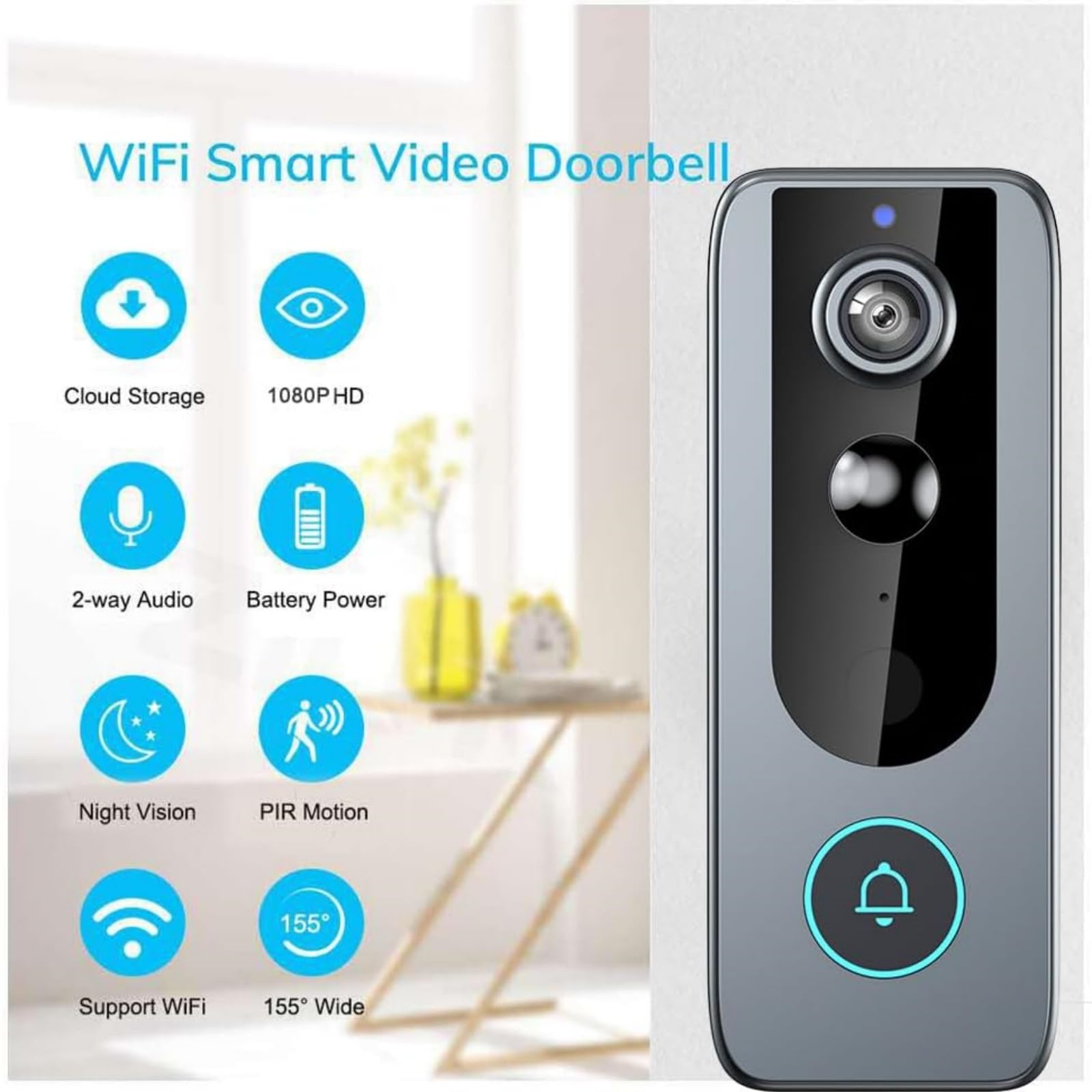 Amazon.com: Guardianbell Pro – Smart WiFi Doorbell & Security Cam