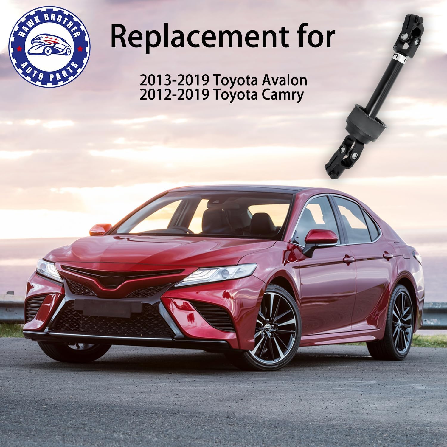 Steering Column Intermediate Shaft Replacement for 2012-2017 Toyota Camry 2013-2018 Avalon 2.5L/3.5L 425-453, 45220-06150