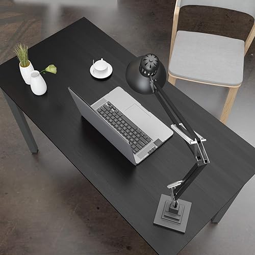 Miniatura 7 de WeeHom - Escritorio moderno para computadora, de oficina, grande, mesa de estudio, estación de trabajo para la oficina en casa