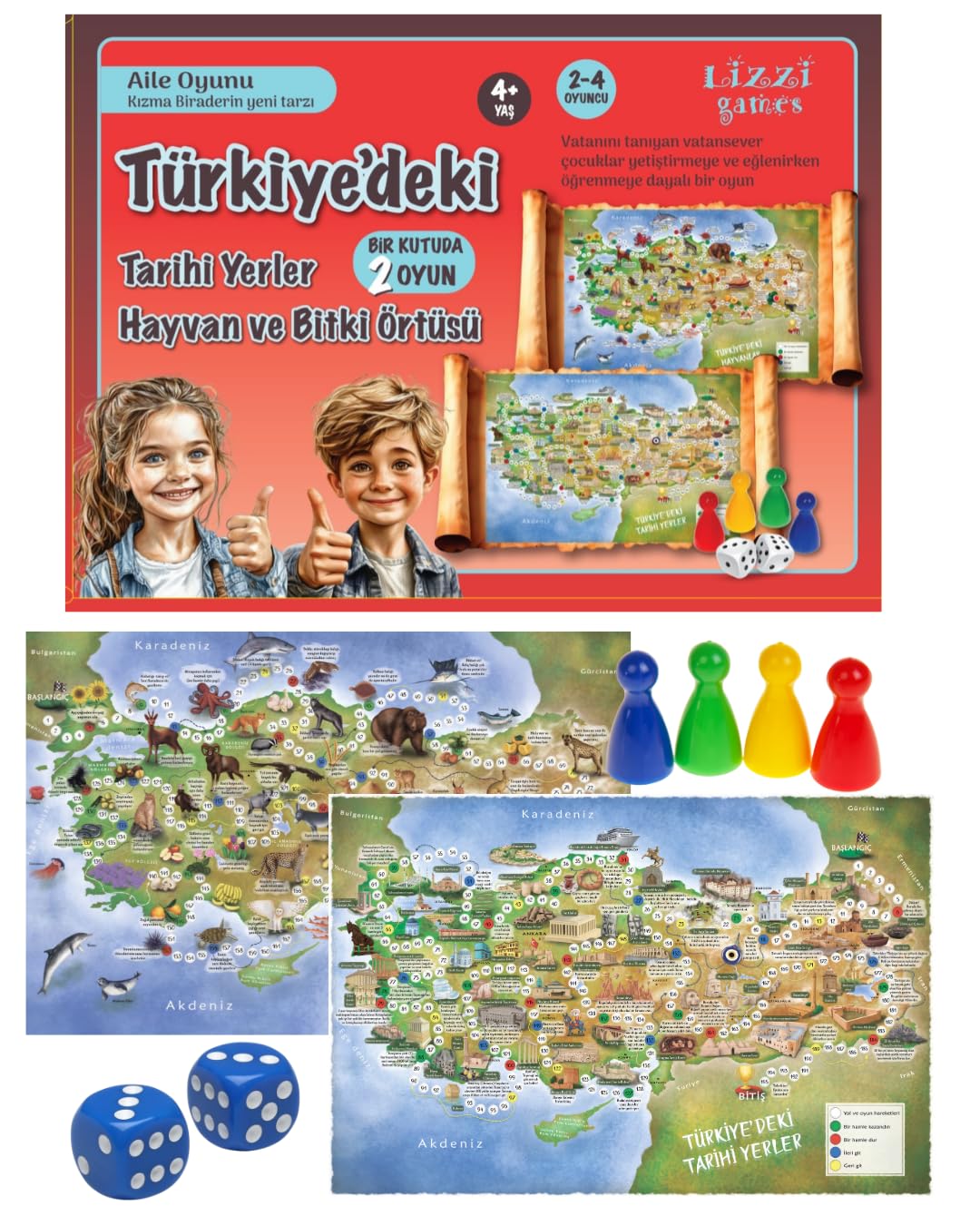 AİLE OYUNU TÜRKİYE’DEKİ TARİHİ YERLER & HAYVAN ve BİTKİ ÖRTÜSÜ