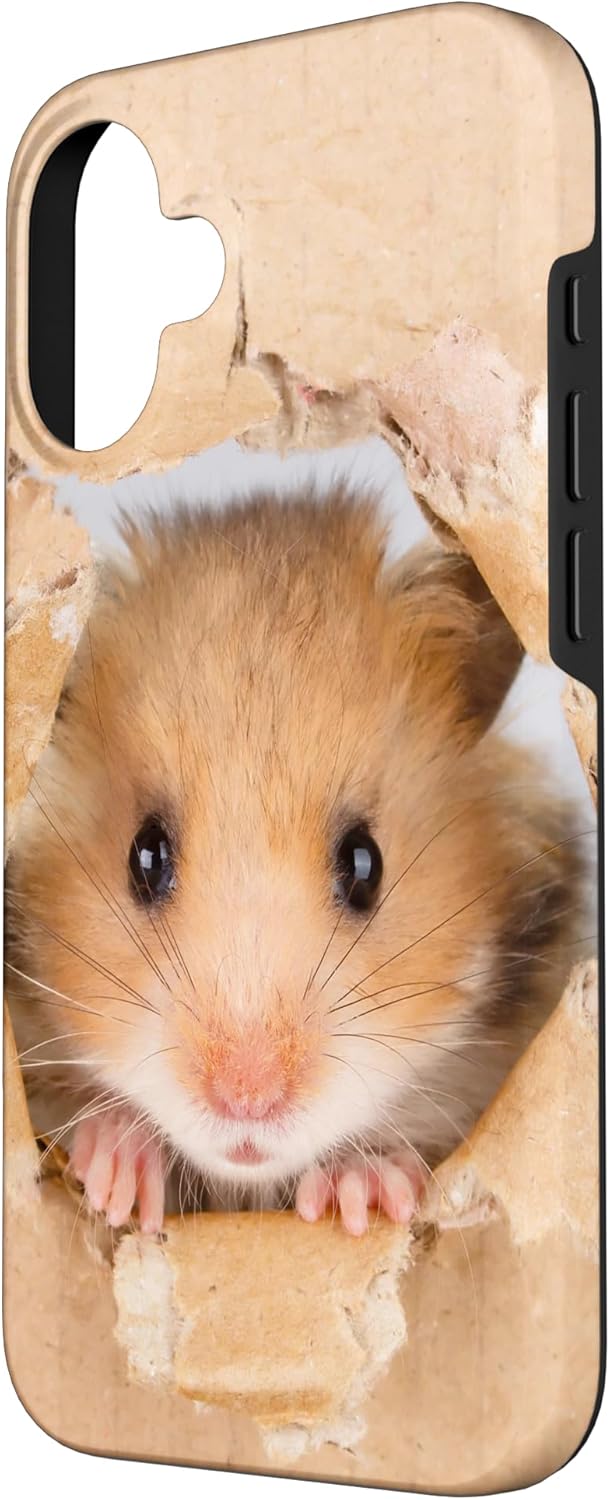 Hamster Cute Pet Animal Case for iPhone 16