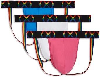 2XIST X Sport Mesh Pride 3-Pack Jock Strap
