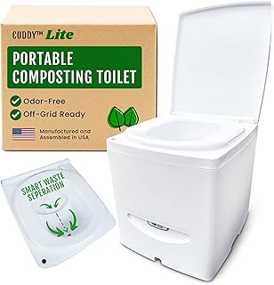 Cuddy Lite Portable Compost Toilet – for Camping, RVs, Campervans, Boats...